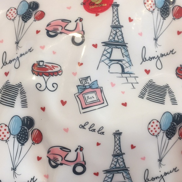 Samsonite Red “Off to Paris” Cosmetic Bag Set - Picture 4 of 5